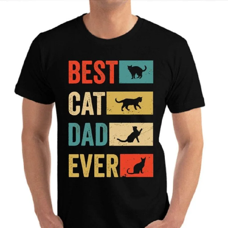 Best Cat Dad Ever Men's T-Shirt