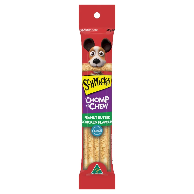 SCHMACKOS - Chomp n Chew Peanut Butter & Chicken (60g)