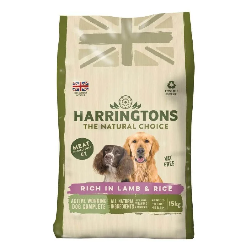 Harringtons Active Worker Lamb & Rice Dog Food 15kg