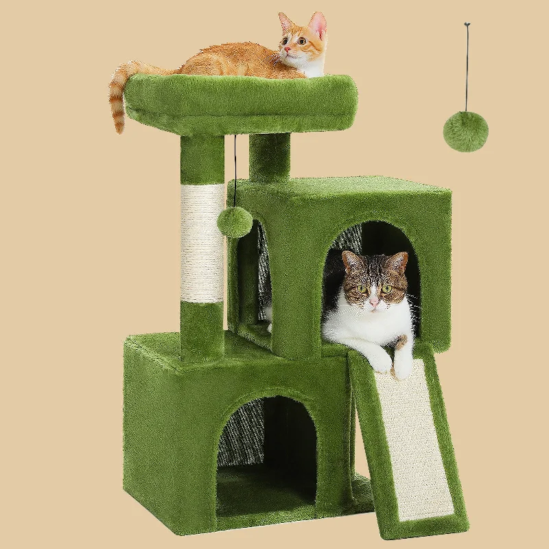 PAWZ Road All-in-One 30-Inch with Dual Condos Cat Tree