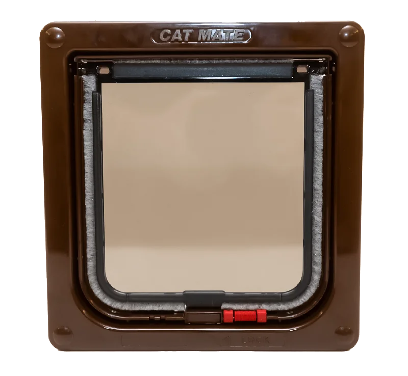 Lockable Cat Flap – Brown (304B)