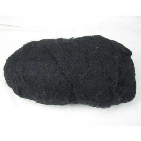 Black Core Wool 1lb | Needle Felting - Spinning - Wet Felting - Stuffing