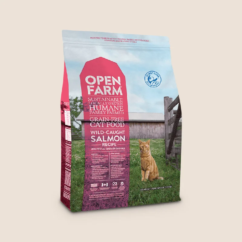 Open Farm Wild-Caught Salmon Grain-Free Recipe for Cats