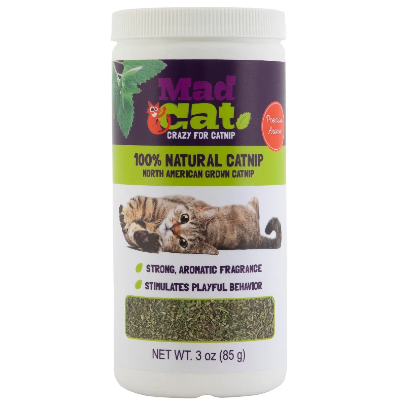 Mad Cat 100% Natural Catnip 3 oz. Jar