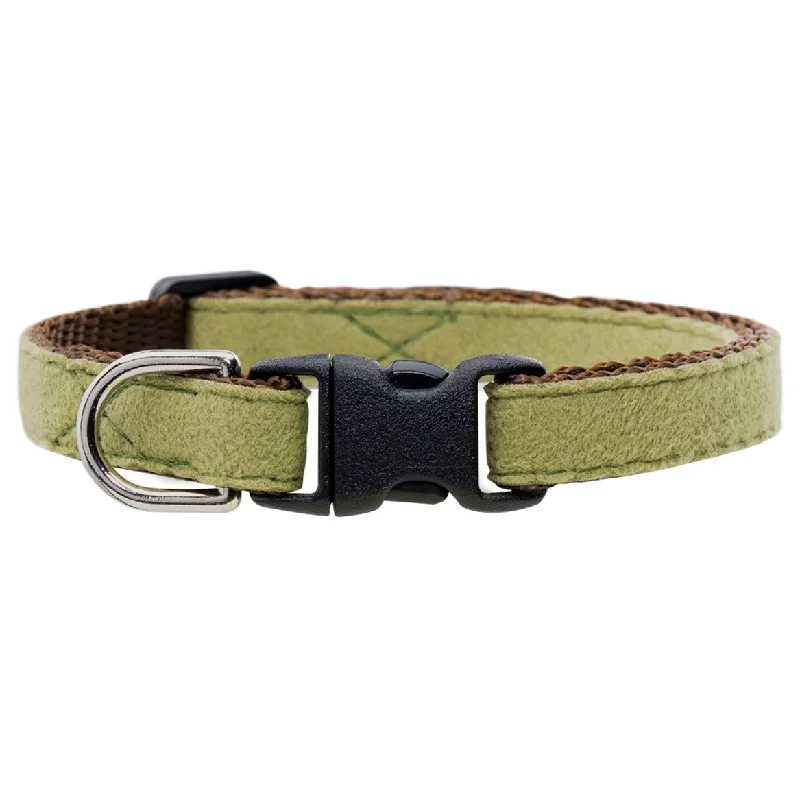 The Luxe - Sage Green Ultrasuede® - Cat Collar