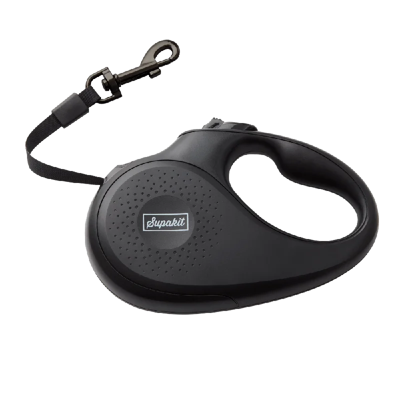 Retractable Cat Leash - Black