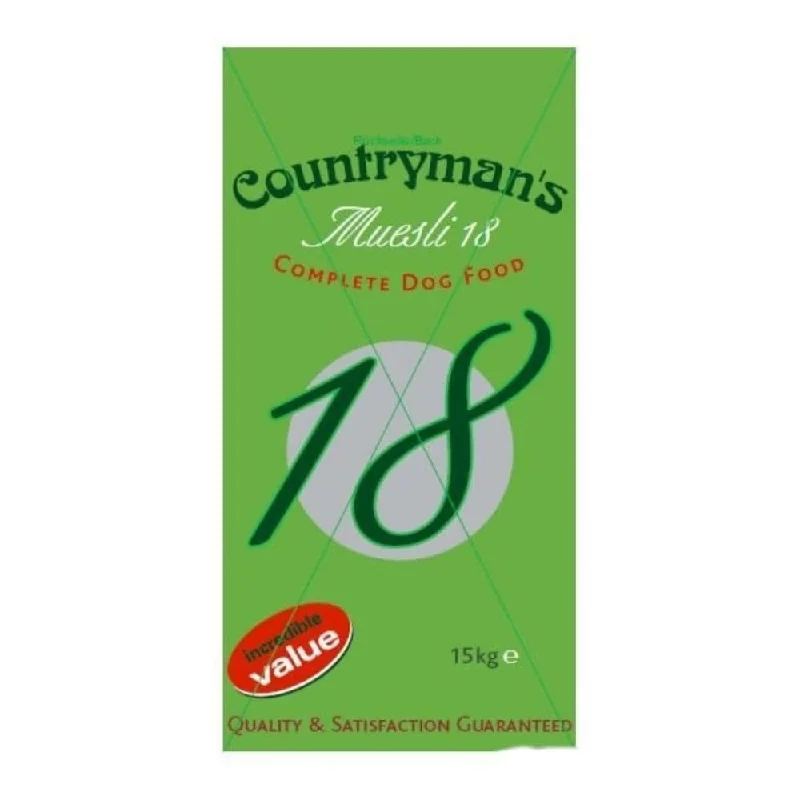 Countrymans Muesli 18% Working Dog Food 15kg