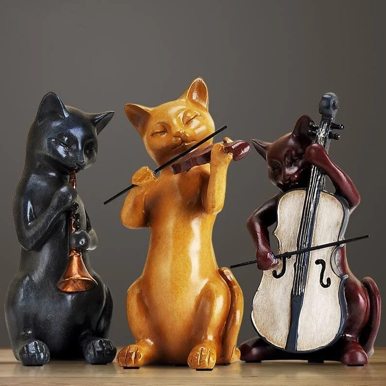 Musicat Resin Figurine