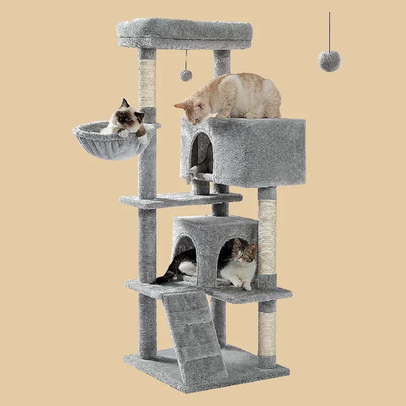 PAWZ Road Plush Ladder Sisal Scratching Cat Tree