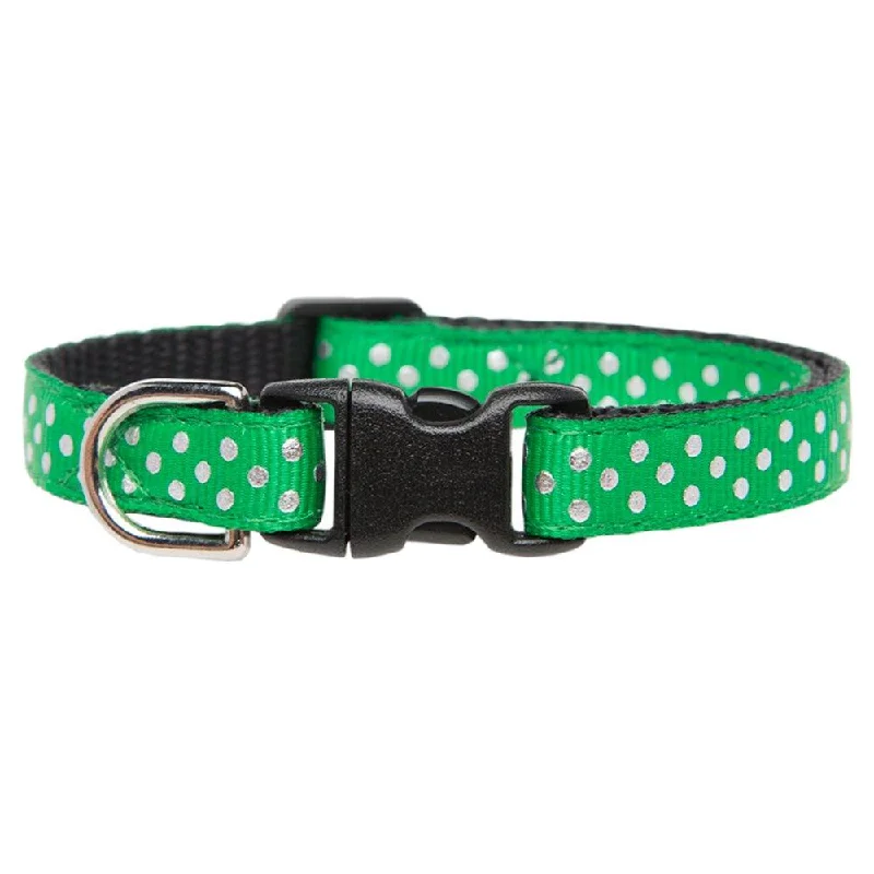 The Future Is Bright - Cat Collar - Holiday Green