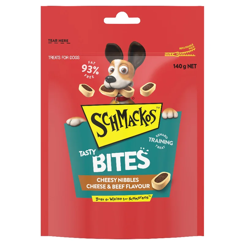 SCHMACKOS - Tasty Bites Cheese Nibbles Cheese and Beef (140g)