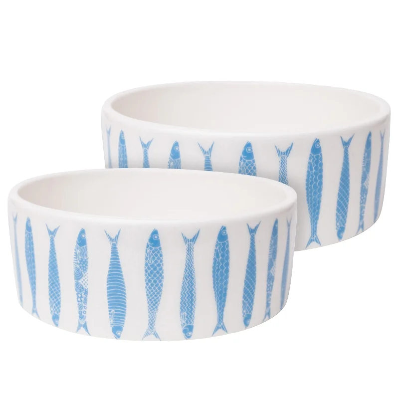 FARO ROUND CAT DISH SET OF TWO