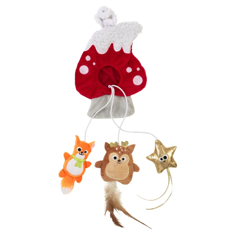 Mad Cat Winter Woodland Doorknob Cat Toy