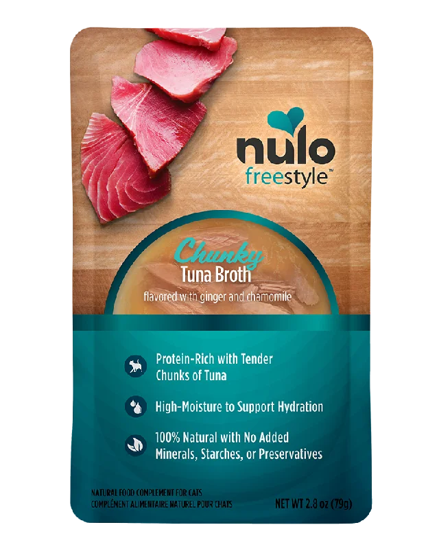 Nulo Freestyle Chunky Tuna Broth for Cats 2.8oz Pouch