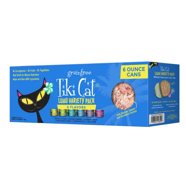 Tiki Cat® Wet Cat Food Luau Variety Pack 6oz Cans 8 Pack