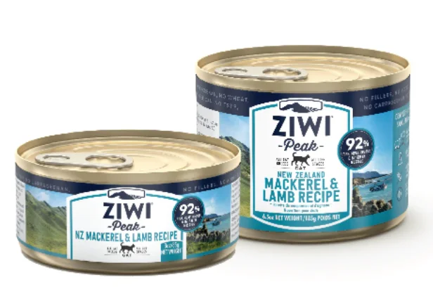 ZiwiPeak Wet Cat Food Mackerel & Lamb