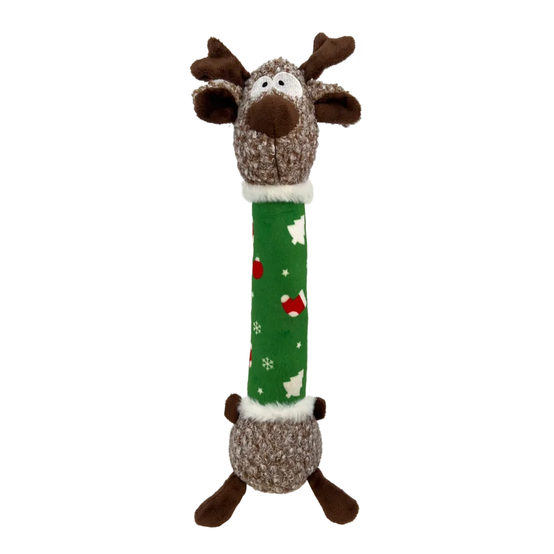 KONG Holiday Shakers Luvs Reindeer Dog Toy