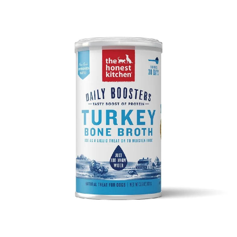 The Honest Kitchen Daily Boosters Turkey Bone Broth for Dogs and Cats