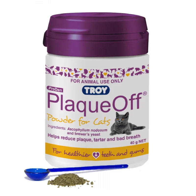 Troy Plaque Off Powder for Cats 40g