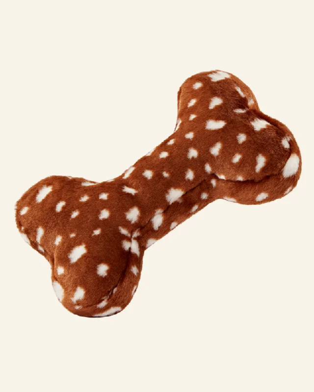 Bambi Bone Plush Dog Toy