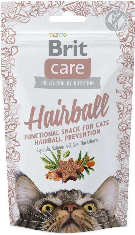 BRIT CARE Hairball, recompense pentru pisici 50g