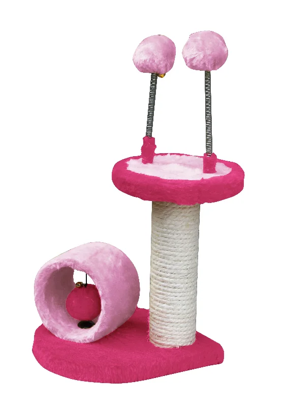 CAT SCRATCH POST PINK