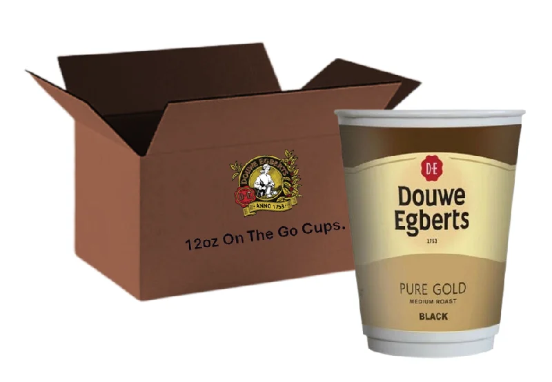 Douwe Egbert Pure Gold Black 12oz On The Go (10-300 Cups)