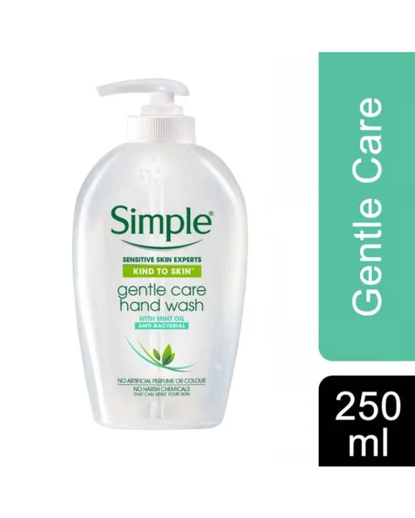 Simple Kind to Skin Anti-Bacterial Gentle Care Handwash Mint Oil 250ml