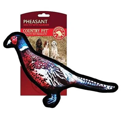 Country Pet - Squeaky Pheasant Dog Toy - Small