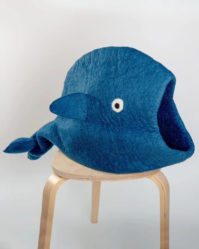 Blue Whale Wool Pet Cave