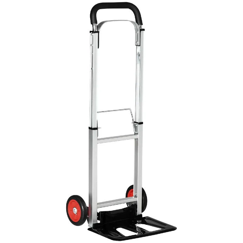 DURHAND Folding Sack Truck with Telescoping Handles