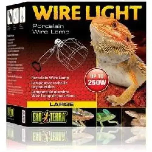 Exo Terra Reptile Porcelain Wire Clamp Lamp Light