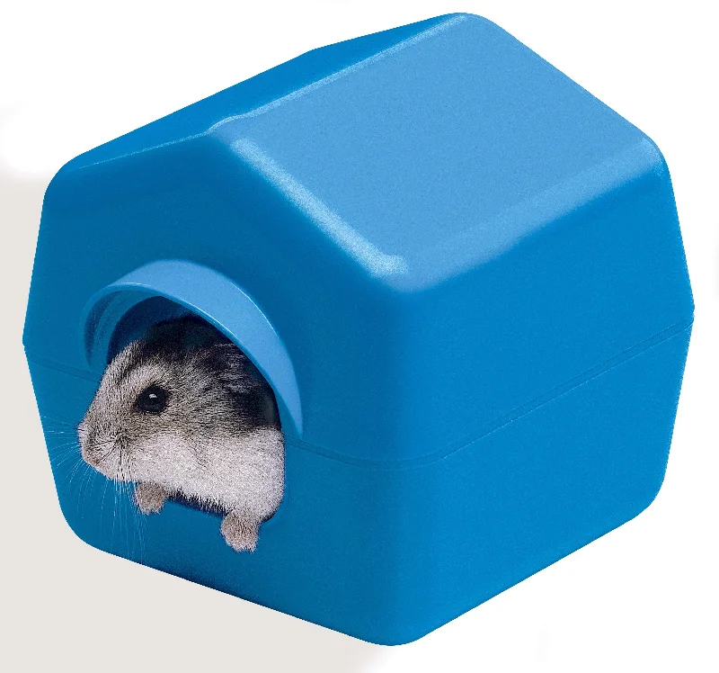 FERPLAST Căsuţă pentru hamsteri ISBA din plastic 10,4x11,4x11cm, diferite culori