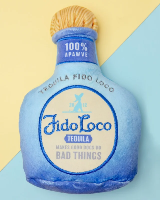 Fido Loco Tequila Squeaky Plush Dog Toy