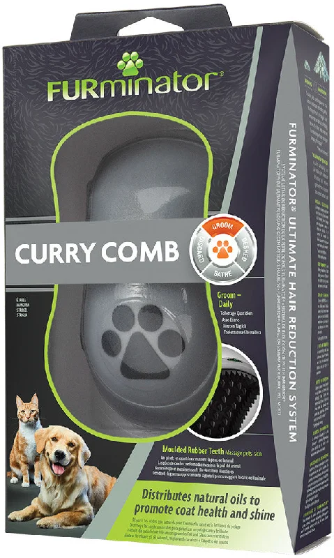 FURminator Pieptăn Curry Comb pentru câini şi pisici