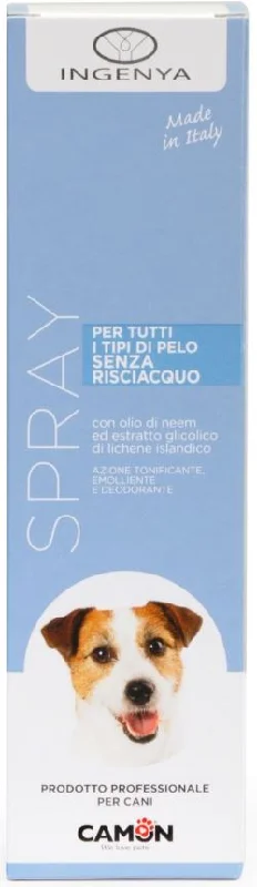 INGENYA Şampon fără clătire, pentru câini, pentru toate tipurile de păr, 200ml