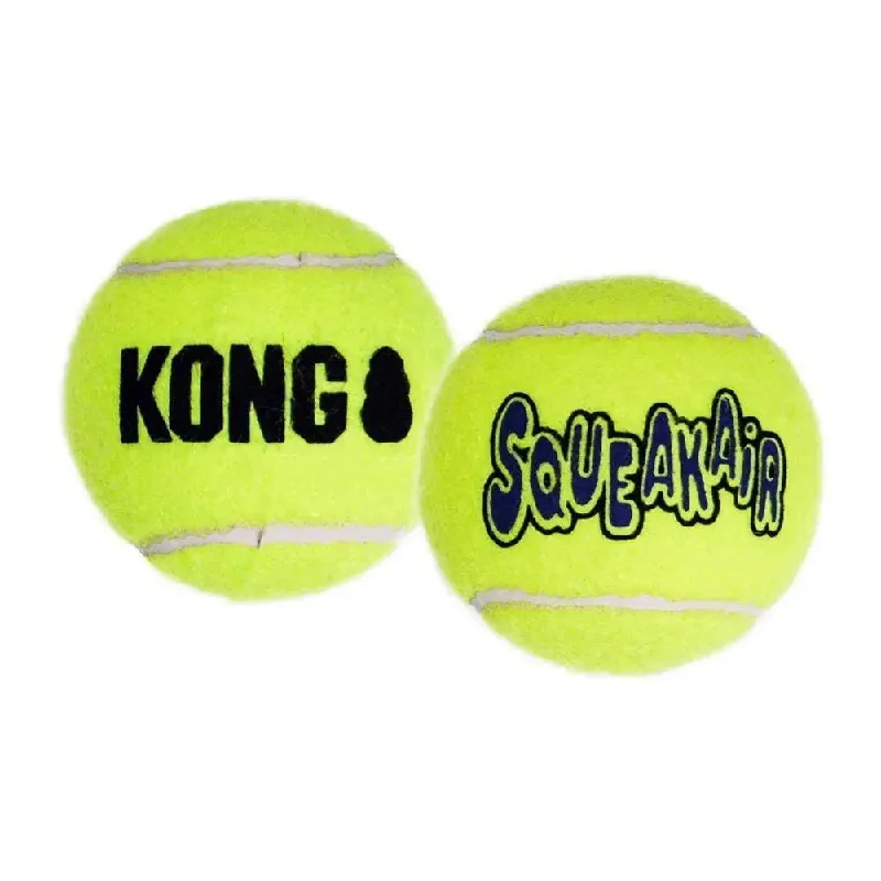 Kong® SqueakAir® Balls Dog Toys Yellow Small 3 Pack