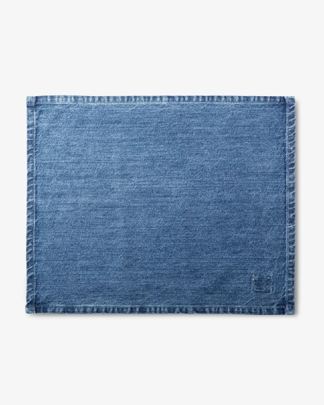 Denim Placemat in Medium Vintage (Made in the USA)