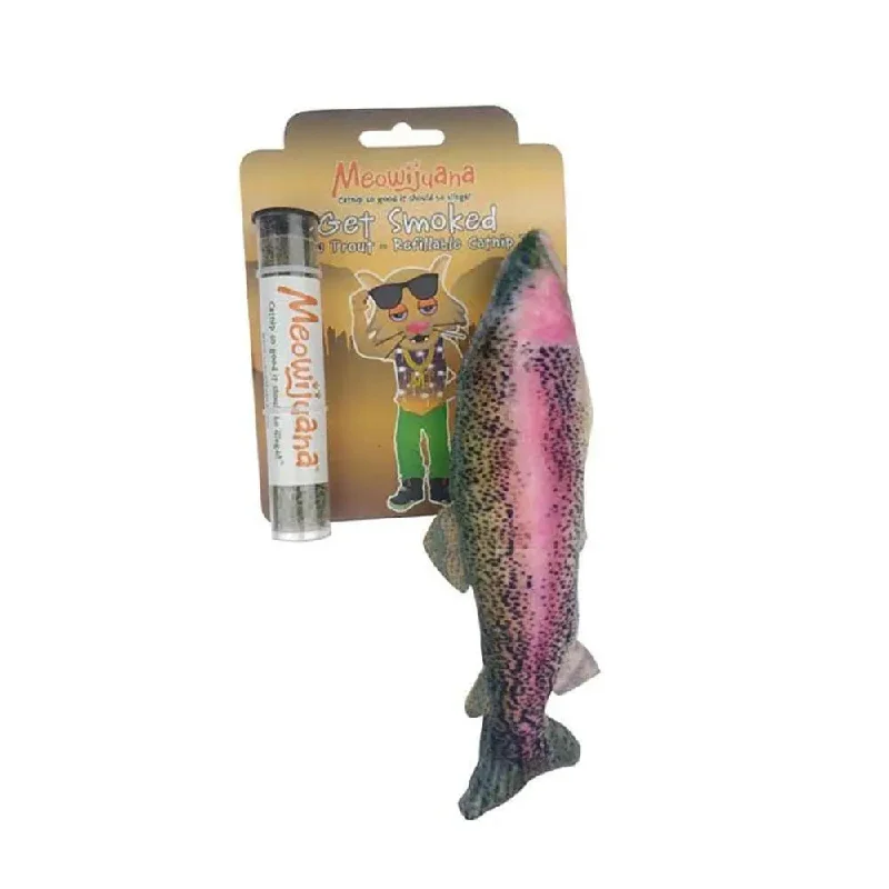 Meowijuana® Get Smoked Refillable Fish Cat Toys