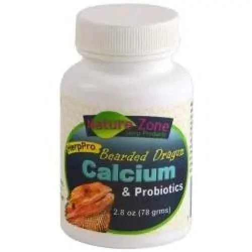 Nature Zone Bearded Dragon Calcium & Probiotics Supplement