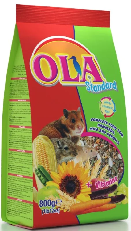 OLA Standard + Vitamins Hrană completă pt hamsteri, şoricei şi gerbili 800g