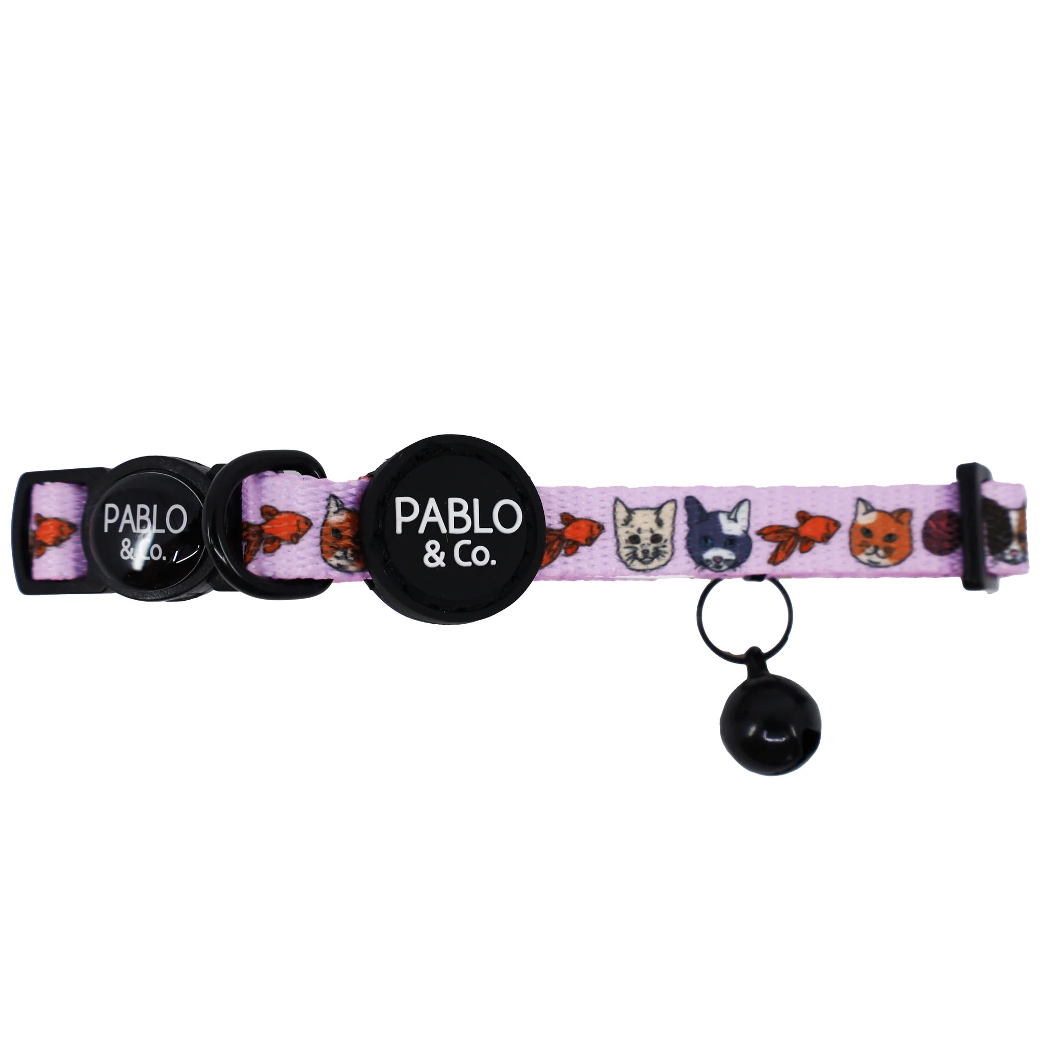 Pablo & Co Cat Collar Meow Purple