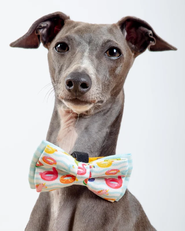 Summer Floats Dog Bow-Tie<br>(Made in the USA) (FINAL SALE)