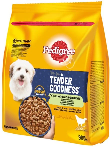 PEDIGREE Hrană uscată pentru câini Adult, cu Pasăre 900g