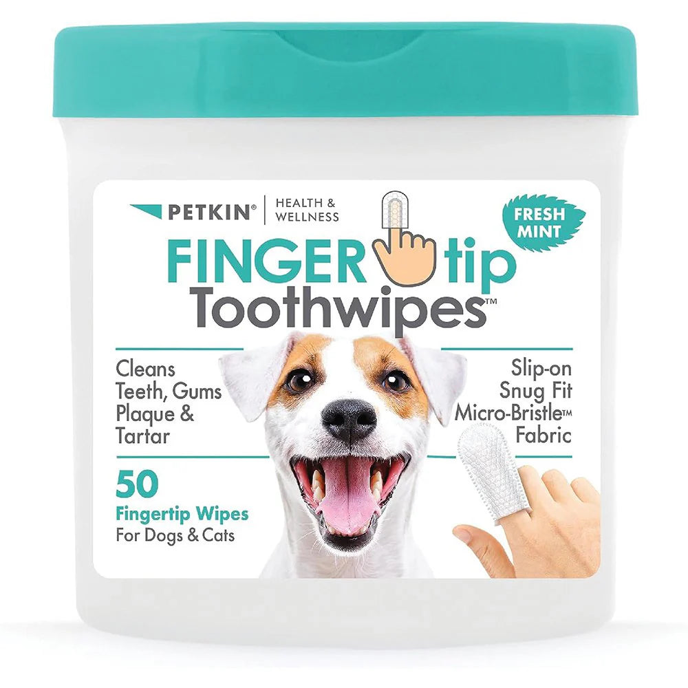 Petkin - Finger Tooth Wipes Peanut Butter