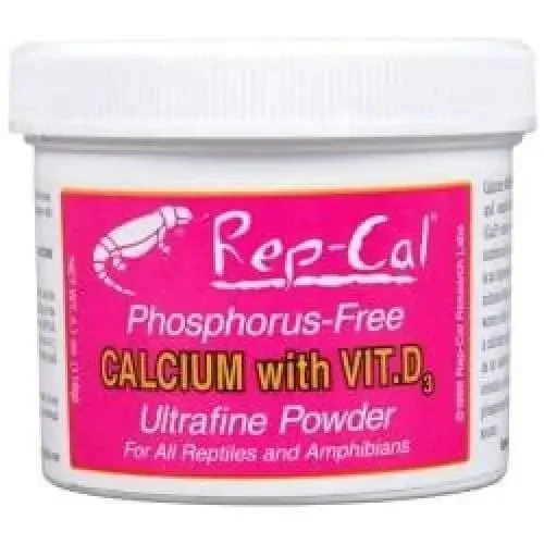 Rep Cal Phosphorus Free Calcium with Vitamin D3 - Ultrafine Powder