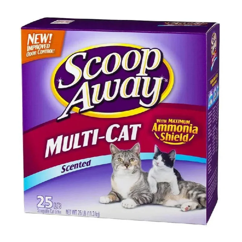 Scoop Away® Multi-Cat Scented Scoopable Cat Litter 25 Lbs