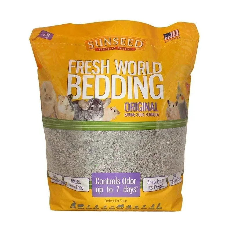 Sunseed® Fresh World Bedding Original Baking Soda Formula for Small Animals 2130 Cubic Inch