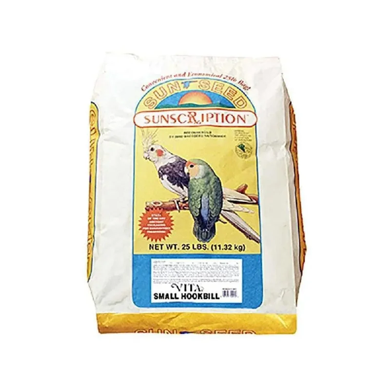 Sunseed® Vita Prima™ Sunscription Small Hookbill Safflower Formula Birds Food 25 Lbs