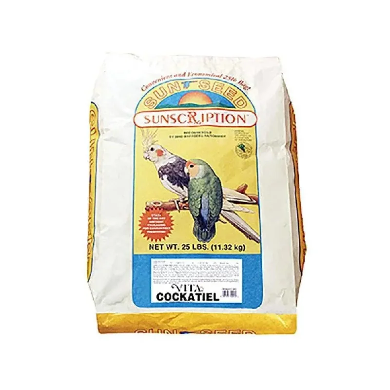 Sunseed® Vita Sunscription® Cockatiel & LoveBirds Diet 25 Lbs